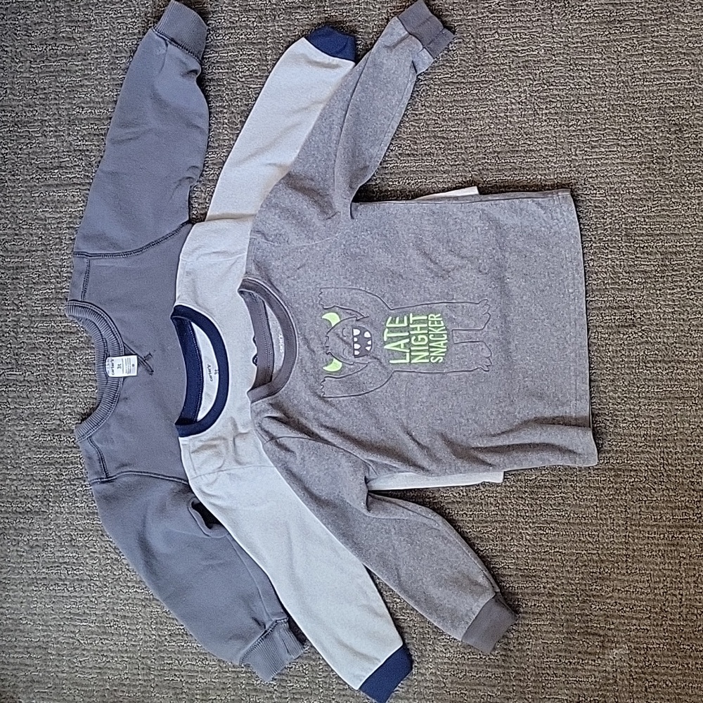 Used Lot of 3 Carter's long sleeve sweatshirt